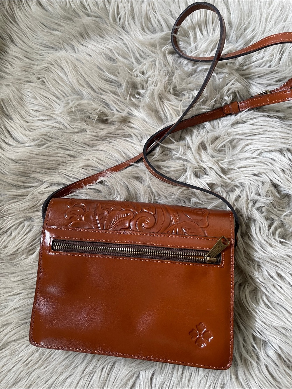 Patricia Nash 🌸Embossed gracci Leather Crossbody - Picture 3 of 8